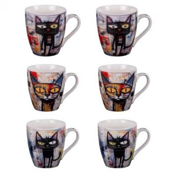 Coffret de tasses Street Cat 23 cl