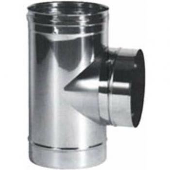 Codo T 16 mm de acero inox lateral Maral