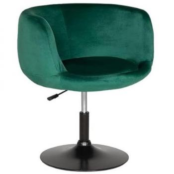 Tabouret de bar en velours vert