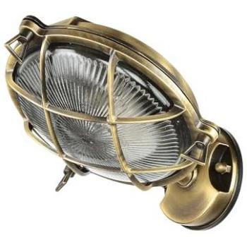 Lampe Murale de Jardin Laiton Damier IP64