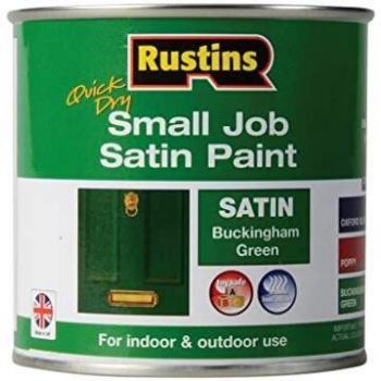 Rustins Quick Dry Small Job Satin Paint Buckingham Green 250ml