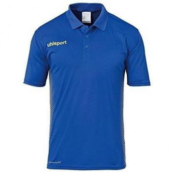 Uhlsport Herren Score Poloshirt, azurblau/limonengelb, L