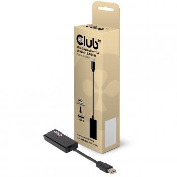 Mini DisplayPort 1.2 auf HDMI 2.0 4K60Hz UHD – Club 3D Aktiv-Adapter