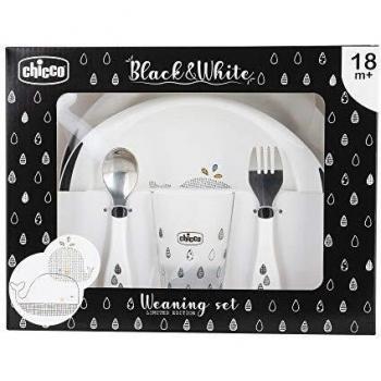 SET COMIDA B&W BALLENAS +18M