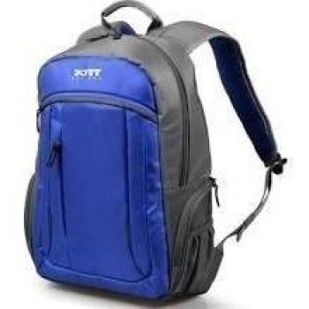 Mochila Azul Port Designs 15.6” con Cubierta Doble para Laptop