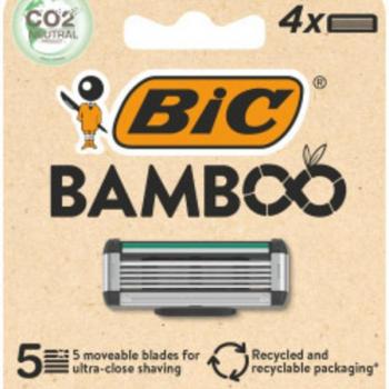 BIC Bamboo rakblad med bambuhandtag