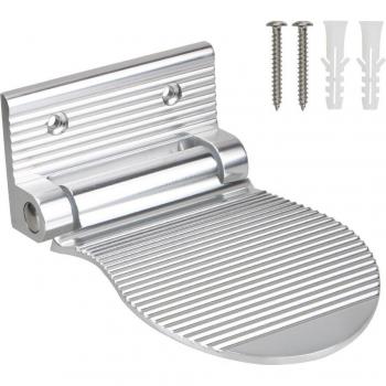 Schwarz Silber Glanz Pedal Fußstütze für Badewanne