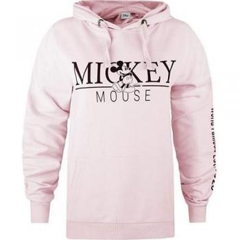 Disney Sudadera con Capucha de Mickey Mouse en Rosa Pálido para Mujer XL