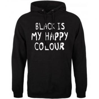 Capucha “My Happy Color” – Sudadera Hombre Negra