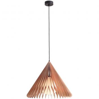 Aldex Sunlight XL Cone Lamp – Glass Pendant on Wooden Base