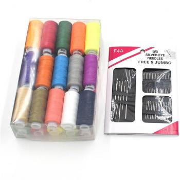 30Pcs 250 Yard Embroidery and Sewing Thread Collection