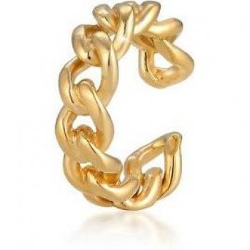 Elli Braided Silver Earcuffs – Einseitiger Ohrhaken
