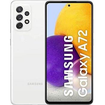 Smartphone Samsung Galaxy A72 4G Double SIM 6 Go RAM 128 Go Blanc