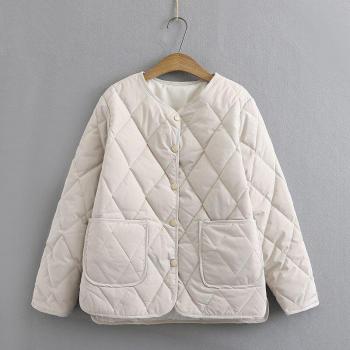 Casual Winter Coat for Women Plus Size V-Neck Long Sleeve SWM1420
