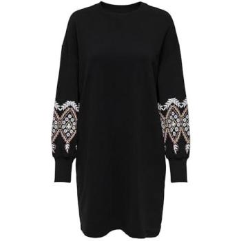 Sweatkleid ONLY »ONLBROOKE LS KURZKLEID MIT MUSTER SWT NOOS«