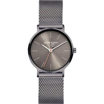Jacob Jensen Uhr für Damen 32 mm anthrazit