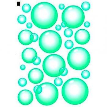 Sticker Grand Format Bulles de Savon 68 cm x 48 cm