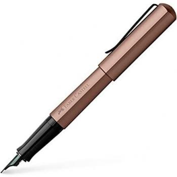 FABER-CASTELL Hexo Patronenfüller bronze M