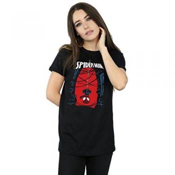 T‑shirt Femme Noir Spider‑Man XXL