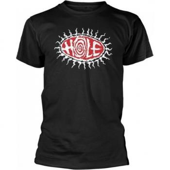 Volwassen Zwarte Oogbol Tshirt – Unisex, Size Large