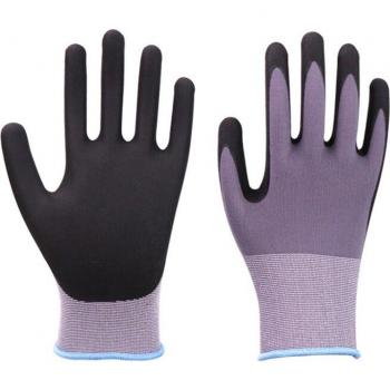 3 Pairs Nitrile Foam Mechanics Gloves for Construction