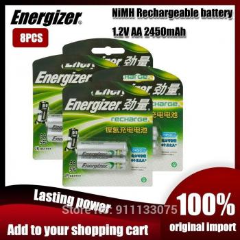 Energizer 2450mAh AA Rechargeable Ni-MH Batteries 1.2V