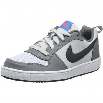 Nike Court Borough Low, Chaussures de Basketball Fille, Gris (Cool Grey/Anthracite/Pure Platinum 006), 36 EU