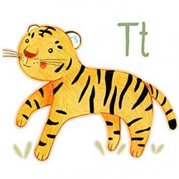 Wall-Art Wandtattoo »Tiger Tierwelt Buchstabe T«, (1 St.)