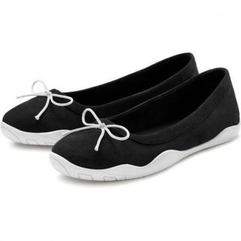 Schlichte Ballerina Lascana – Sneaker‑Slipper, vegan, Gr. 37