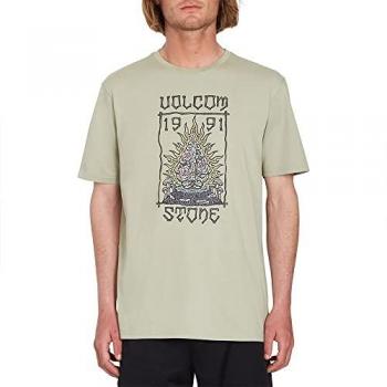 Camiseta Volcom FTY Caged Stone SST Hombre Seagrass