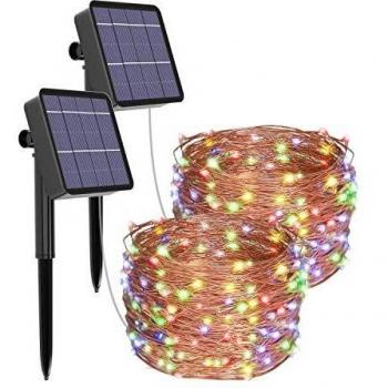 Catena Luminosa Esterno 120 LED Luci Solari Litogo