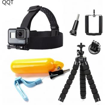 QQT GoPro Hero Accessories Headband Buoyancy Stick Octopus Phone Clip