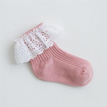 Emmababy Toddler Girls Soft Cotton Frilly Socks