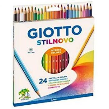 Lápices de colores Giotto Stilnovo (6 colores vibrantes)