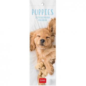 Calendario 2024 mes vista con Puppies Legami