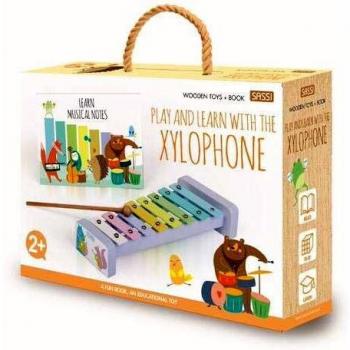 Play and learn with the xylophone. Wooden toys. Ediz. a colori. Con Giocattolo