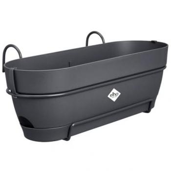 Zwarte Elho Vibia Campana Balkonbak 50 cm