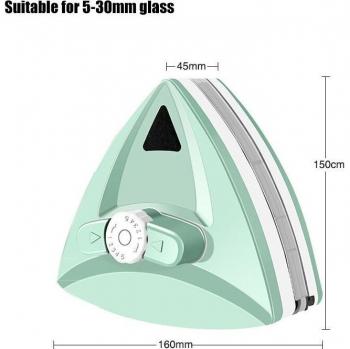 Lave-vitre extérieur magnétique double face