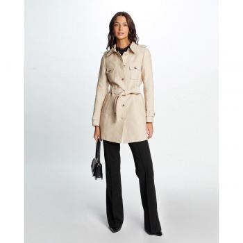 Morgan Damen Trenchcoat 231-GOLIAM Beige Regular Fit Größe 42