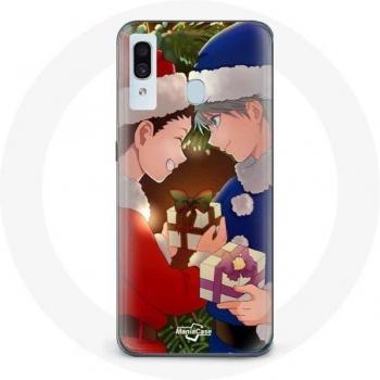 Coque Noël pour Samsung Galaxy A30 Hunter x Hunter Gon Freecss Killua Zoldyck