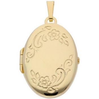 Damenmedaillon aus Gelbgold 333