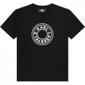 Camiseta Negra Infantil Karl Lagerfeld 138cm