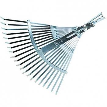 Scopa Acciaio 21 Denti Piatti, Lunghezza Variabile 38,5–48 cm, Senza Maniglia – 3042