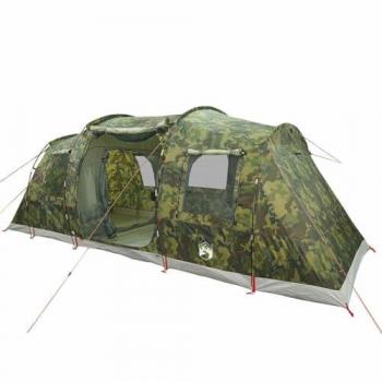 4-Person Camouflage Tunnel Camping Tent Waterproof