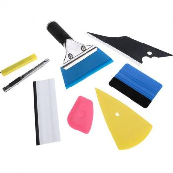 Window Tint Squeegee and Scraper Set