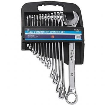 BlueSpot Tools B/S04125 Combination Spanner Set, 14 Piece