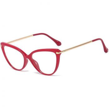 Gafas de lectura con diseño retro y borde metálico