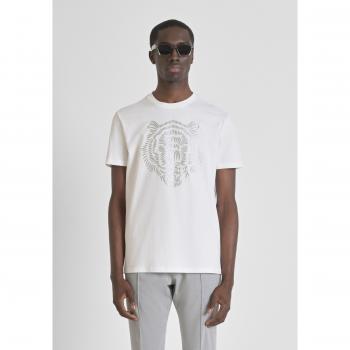 Antony Morato Herren T-Shirt mit Print, Weiß, S