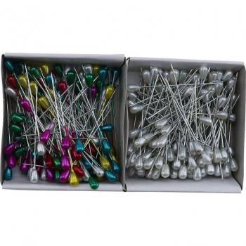 144 pcs/box White Drop-Shaped Bead Needle for Cross Stitch