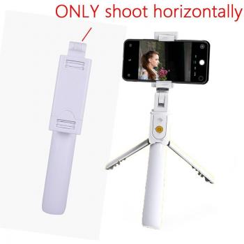 ELECTOP 3 in 1 Bluetooth Selfie-Stick mit Stativfunktion